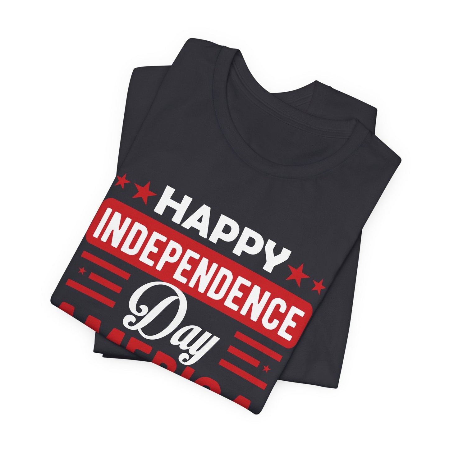 Happy Independence Day America Graphic Unisex Cotton T-Shirt 015