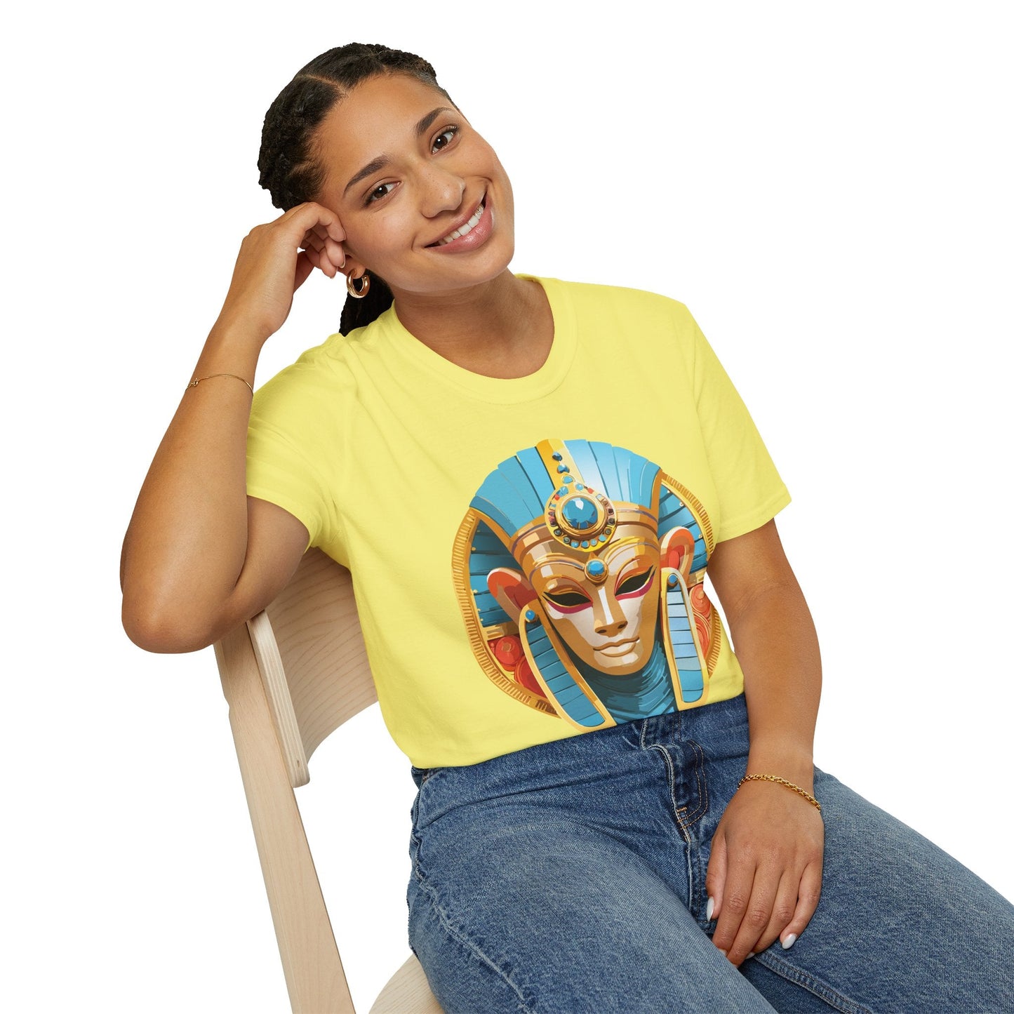 Mask Tee Shirt Unisex Softstyle Short Sleeve Art Design T Shirt 100 Percent Ring Spun Cotton