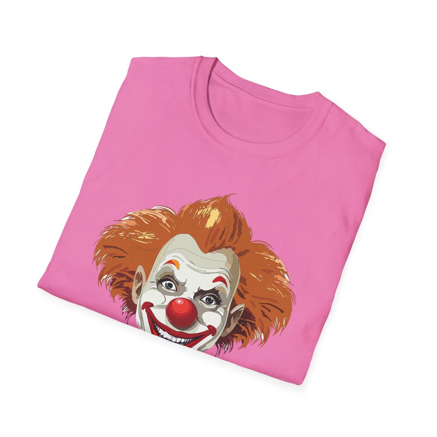 Clown Shirt Unisex Funny Man Circus Tee Softstyle Gildan 64000 Short Sleeve Shirt Premium