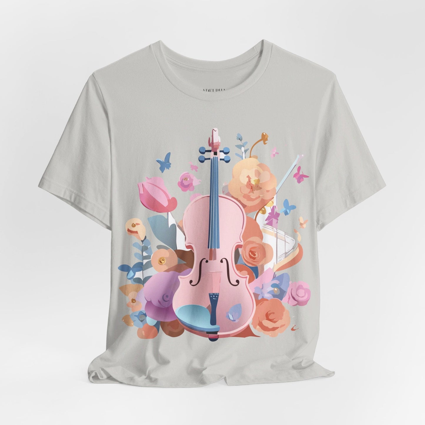 Adelpha Graphic Tee Unisex Short Sleeve Art Design Vintage Inspired Music T Shirt