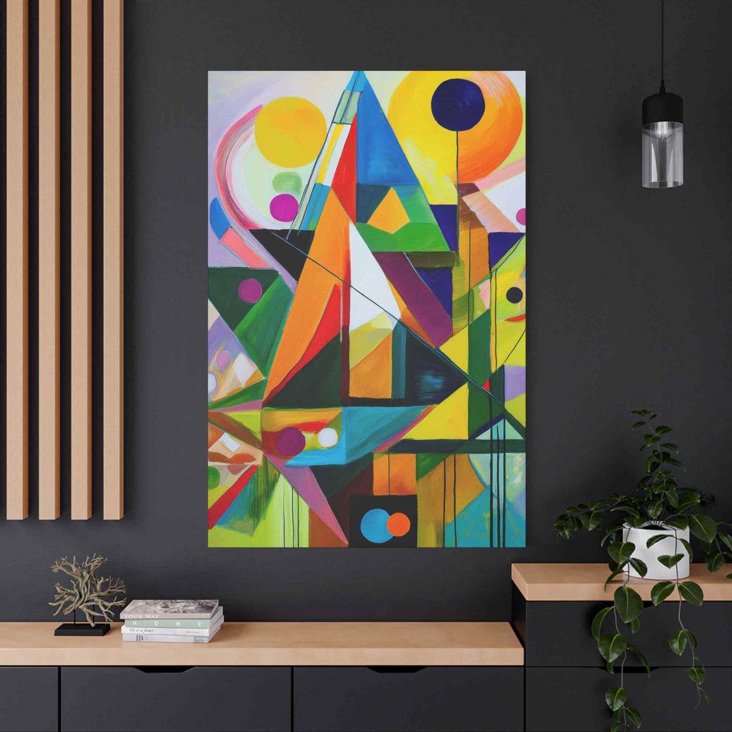Abstract Painting Print Canvas 20x24,20x30,24x30, 24x32,24x36,30x40, 32x48,36x48,40x60 Pine-Wood Inner Frame ABS-13
