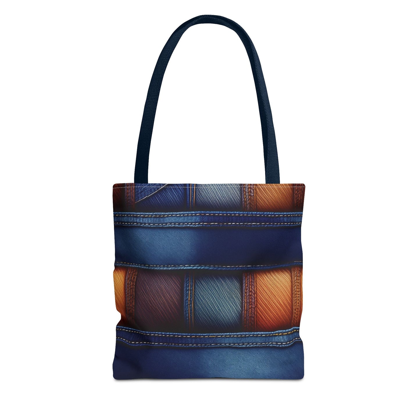 Denim Canvas Bag, Tote Bag Denim Printify