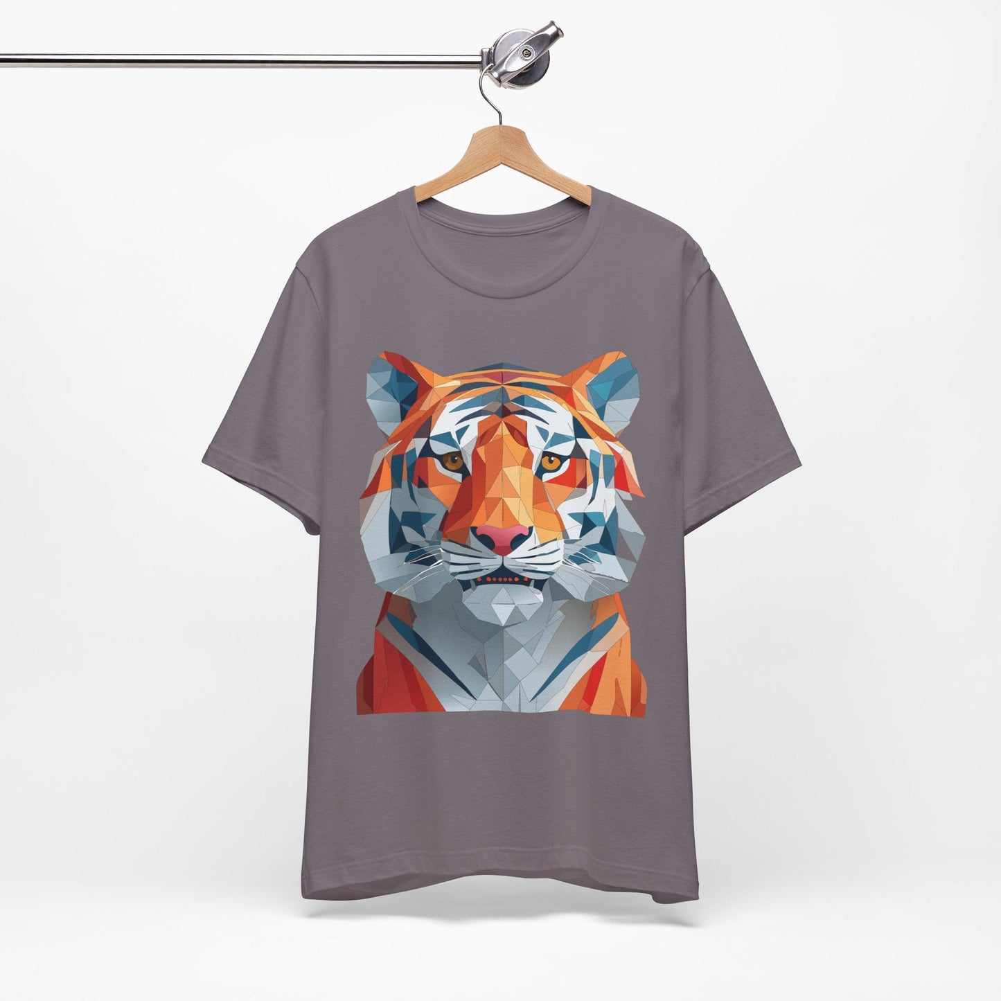 Unisex Animal Shirt With Art Design And Wildlife Theme Short Sleeve Tee For Everyday Wear