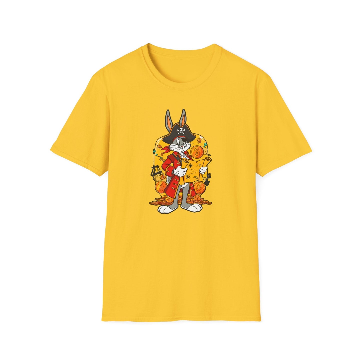 Bugs Bunny Shirt Unisex T Shirt Cartoon Design Animation Tee Gildan Softstyle 64000