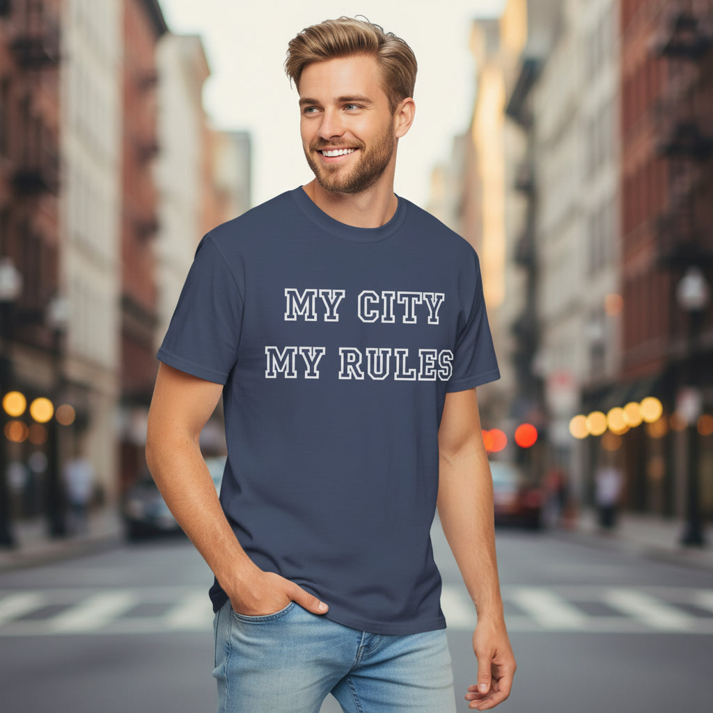 City Graphic Unisex 100 Cotton T-Shirt c9
