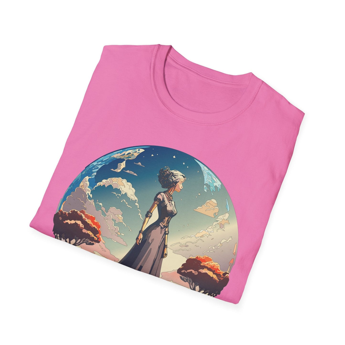 Womens Graphic T Shirt Art Design Tee Gildan Softstyle 64000 Unisex Cotton Short Sleeve