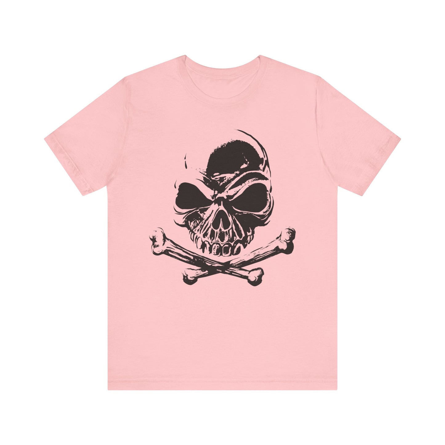 Black Skull Graphic Design Tee, Skull Shirt, Vintage Tees, Art Design T-Shirt, Vintage Graphic Tee, Art Shirts with Skulls