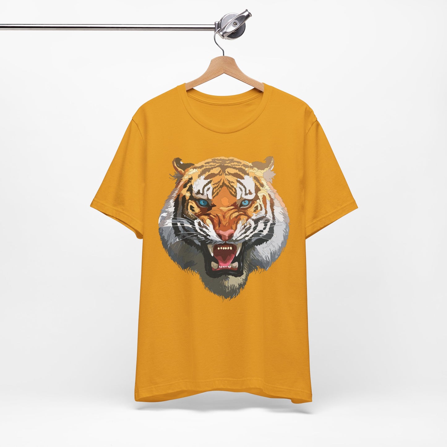 Tiger Shirt, Animal Shirt, T-Shirt with Tiger, Art Design Tee, Wild Animals Tees, Safari T-Shirt, Graphic Design Tee 15