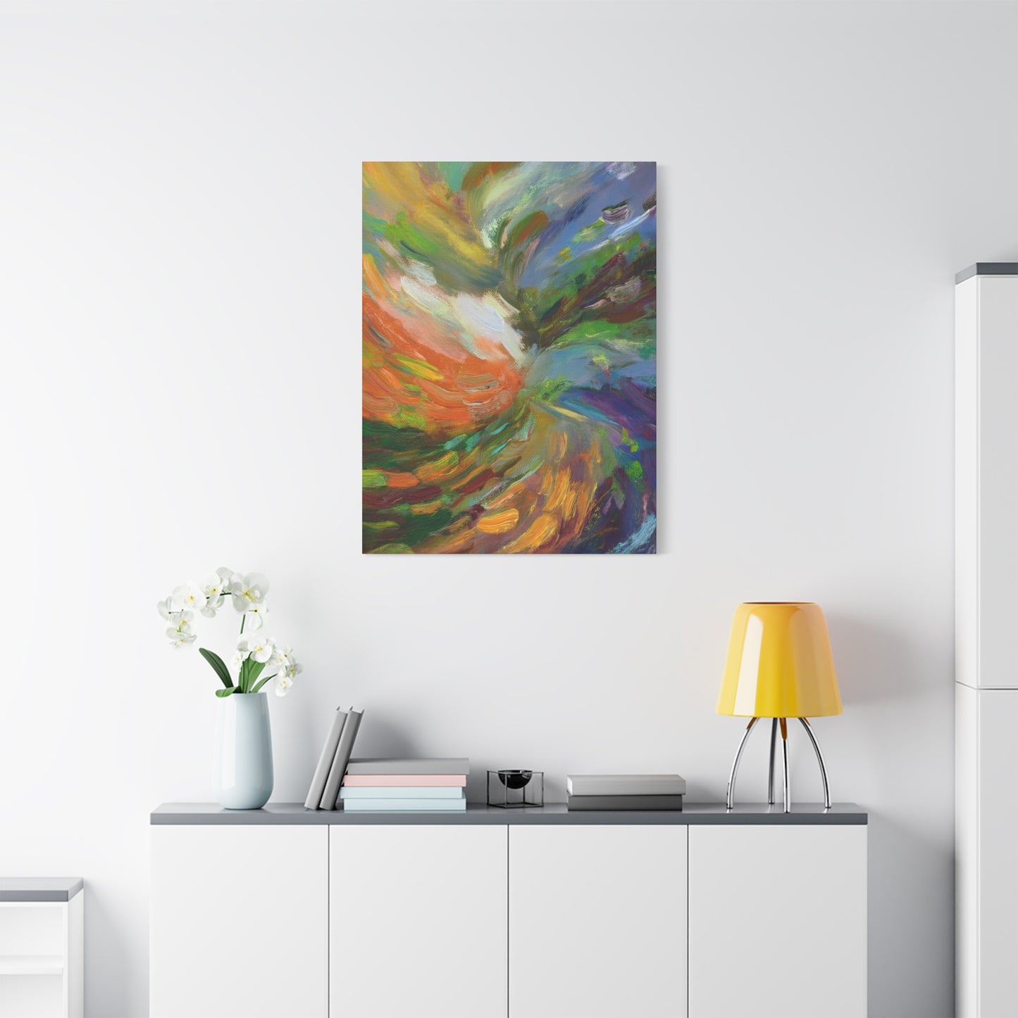 Abstract Oil Painting Print Canvas 20x24,20x30,24x30 24x32,24x36,30x40 32x48,36x48,40x60 Pine-Wood Inner Frame ABS-92