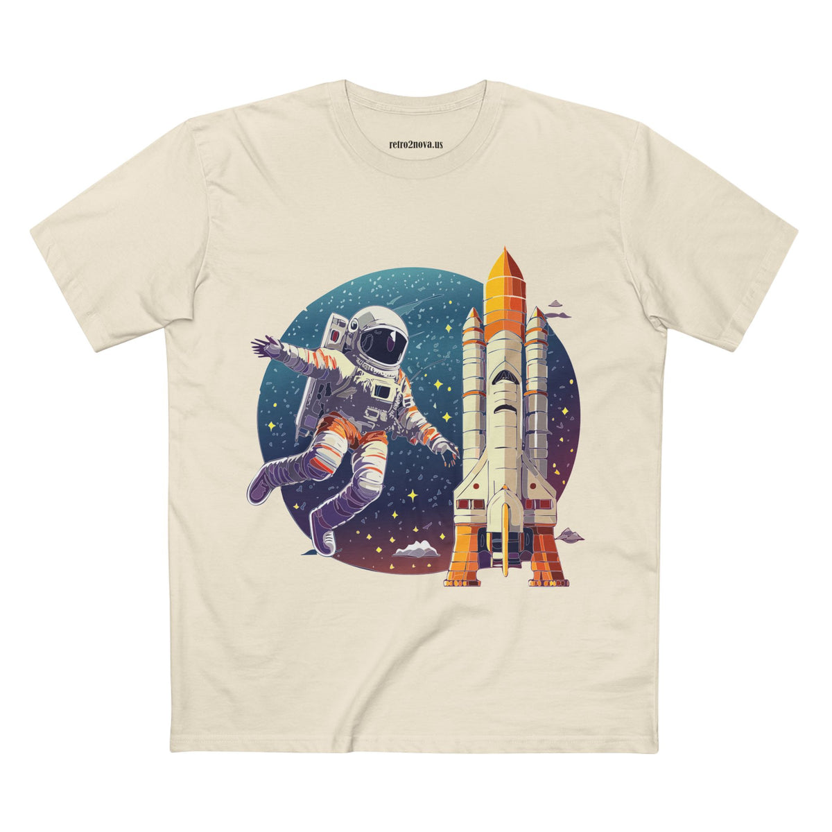 Cosmos Astronaut Graphic Tee Staple Unisex 100 Cotton Tee Shirt - CS-25