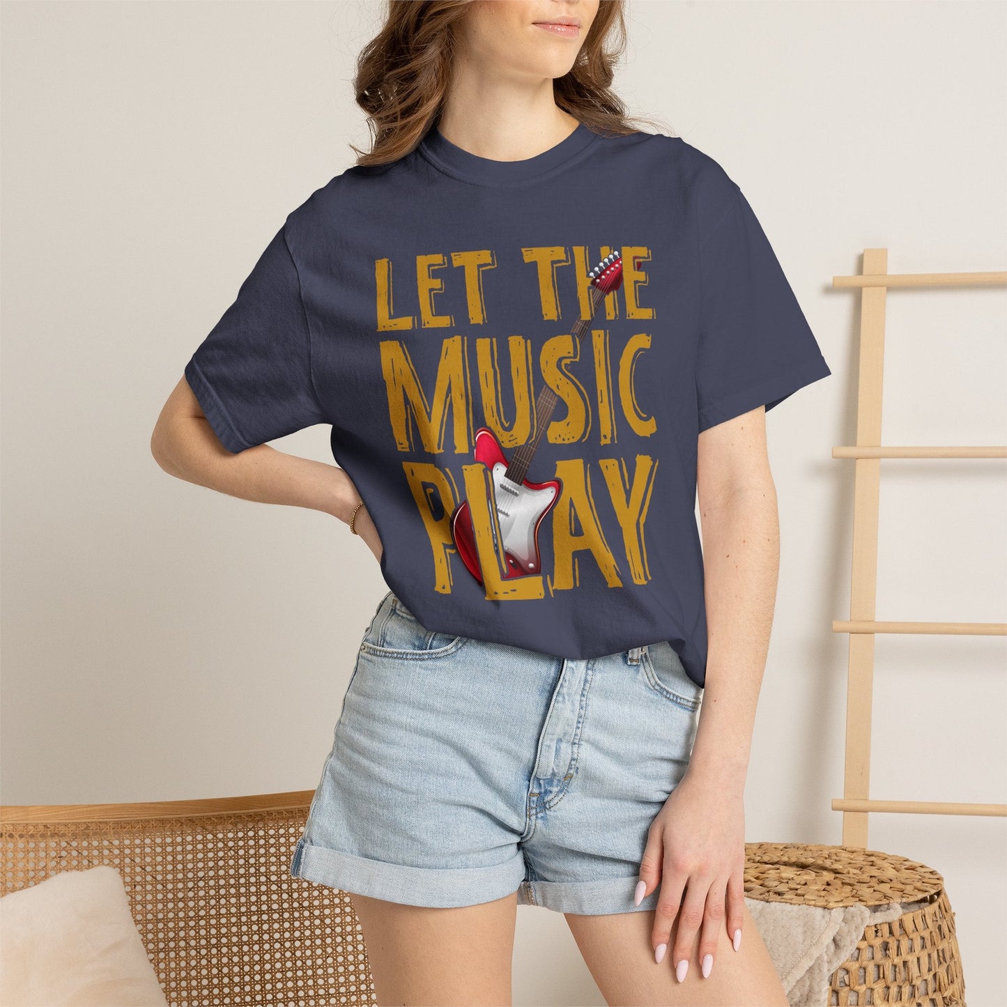 Music Graphic Design Unisex Cotton T-shirt 002