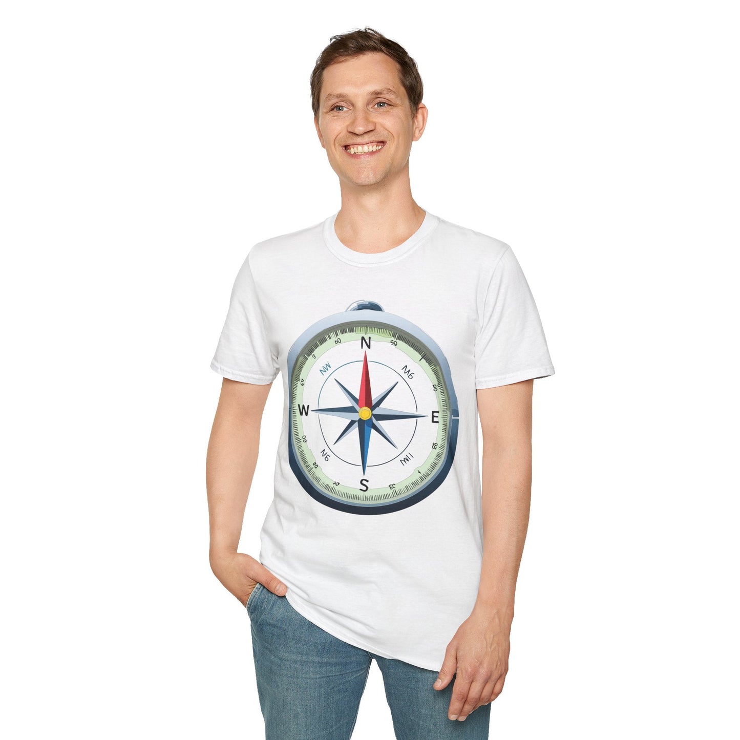 Compass Navigator Graphic Tee Unisex 100 Cotton 3
