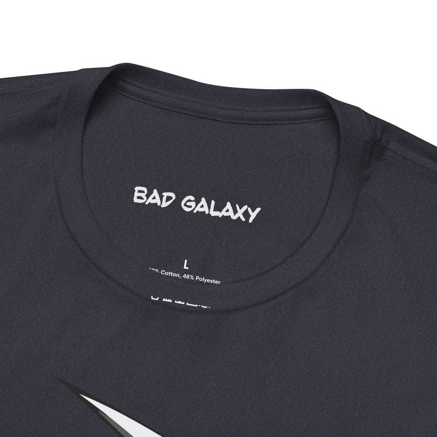 Tee Shirt With Alien From Bad Galaxy Made To Order 100 Percent Cotton Eco Friendly Print