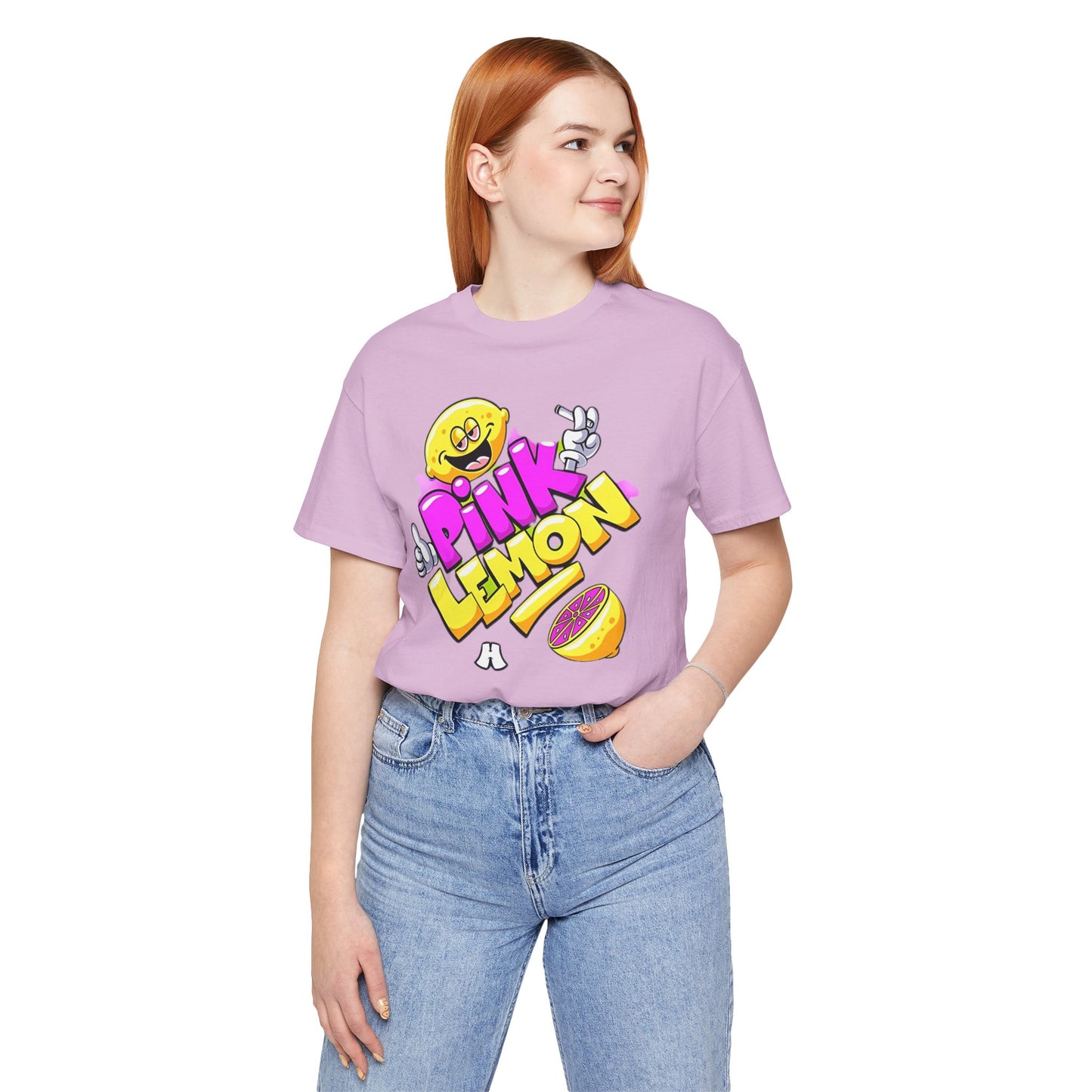 Lemon Graphic Tee, Graphic T-Shirt, Funny Lemon Shirt, Cute Cartoon Tees, Art T-Shirt, Art Design Tees