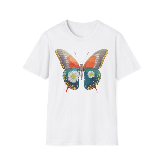 Butterfly Shirt Unisex Gildan Softstyle 64000 Short Sleeve T Shirt Monarch Design