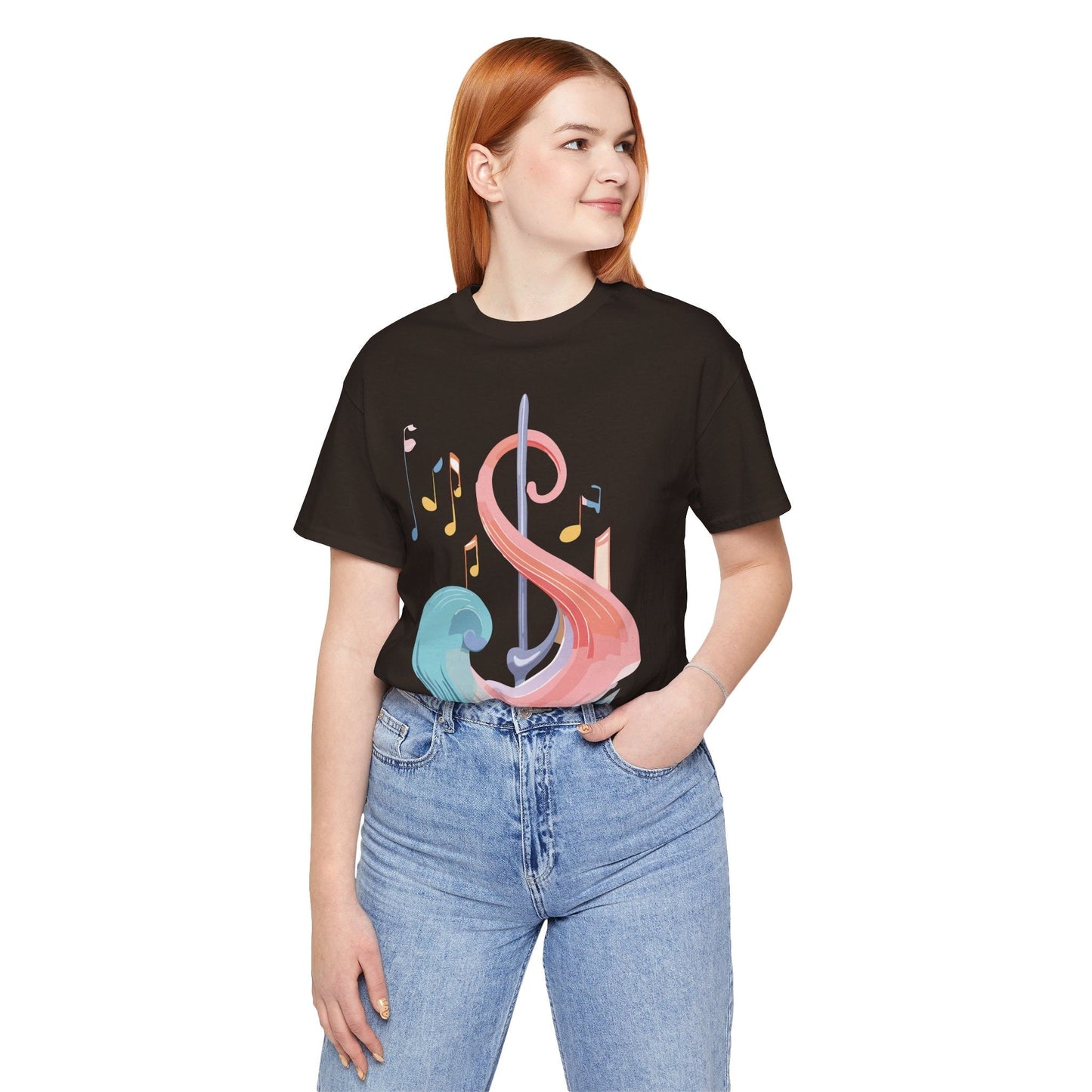 Music T Shirt Graphic Tee Unisex Short Sleeve Adelpha Vintage Inspired Artwork Art Design