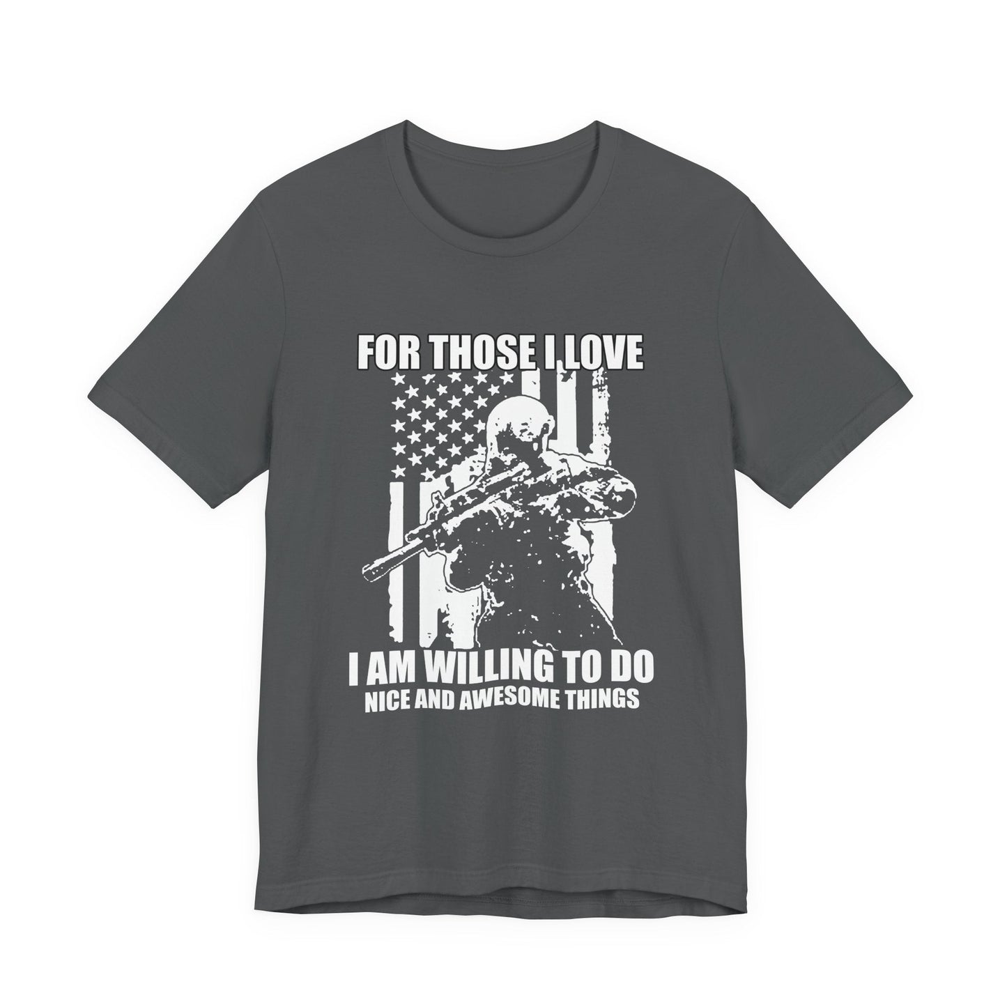 Army Veteran Patriotic Graphic Design Unisex Cotton T-Shirt v50