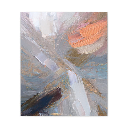 Abstract Pastel Painting Print Canvas 20x24,20x30,24x30 24x32,24x36,30x40 32x48,36x48,40x60 Pine-Wood Inner Frame ABS-89