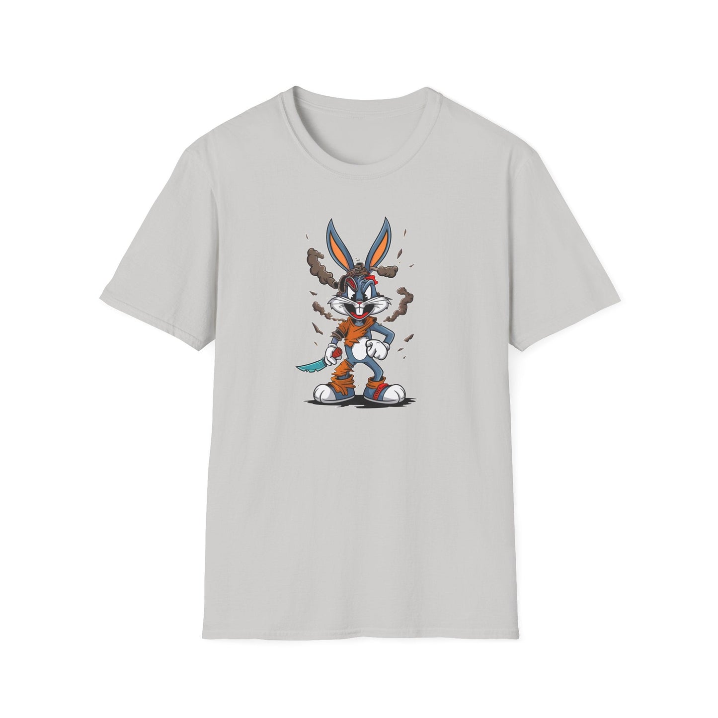 Bugs Bunny T Shirt Unisex Cartoon Tee Gildan Softstyle 64000 Comfortable Graphic Tee Classic