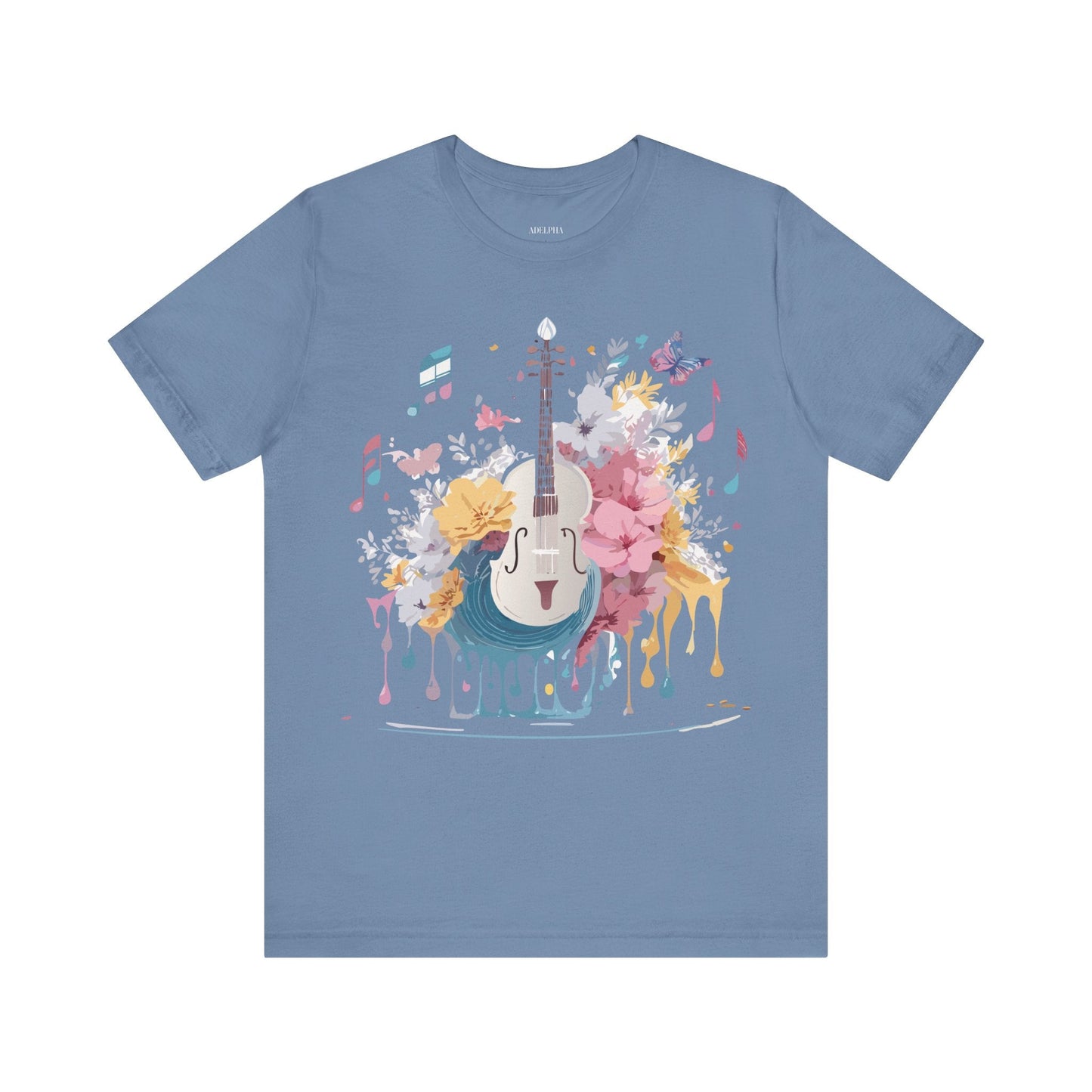 Adelpha Graphic T Shirt Unisex Short Sleeve Jersey Tee With Vintage Inspired Artwork