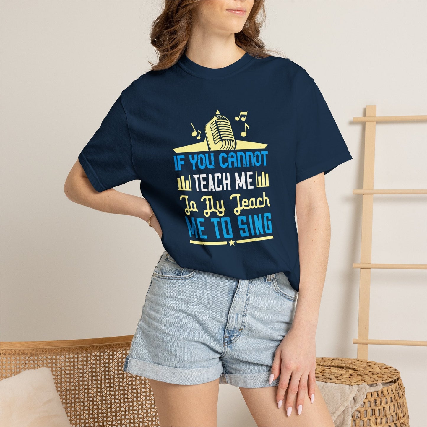 Music Graphic Design Unisex Cotton T-shirt m18