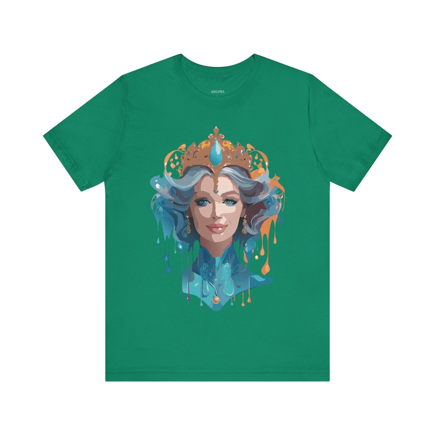 Queen Graphic Tee Unisex Adelpha Vintage Artwork Short Sleeve Premium Casual Wear