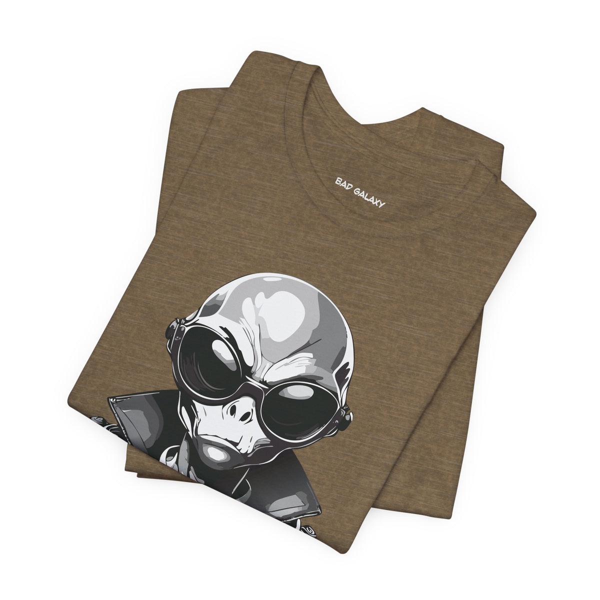 Alien Graphic Unisex Cotton Bella+Canvas Tee with Art Design b71