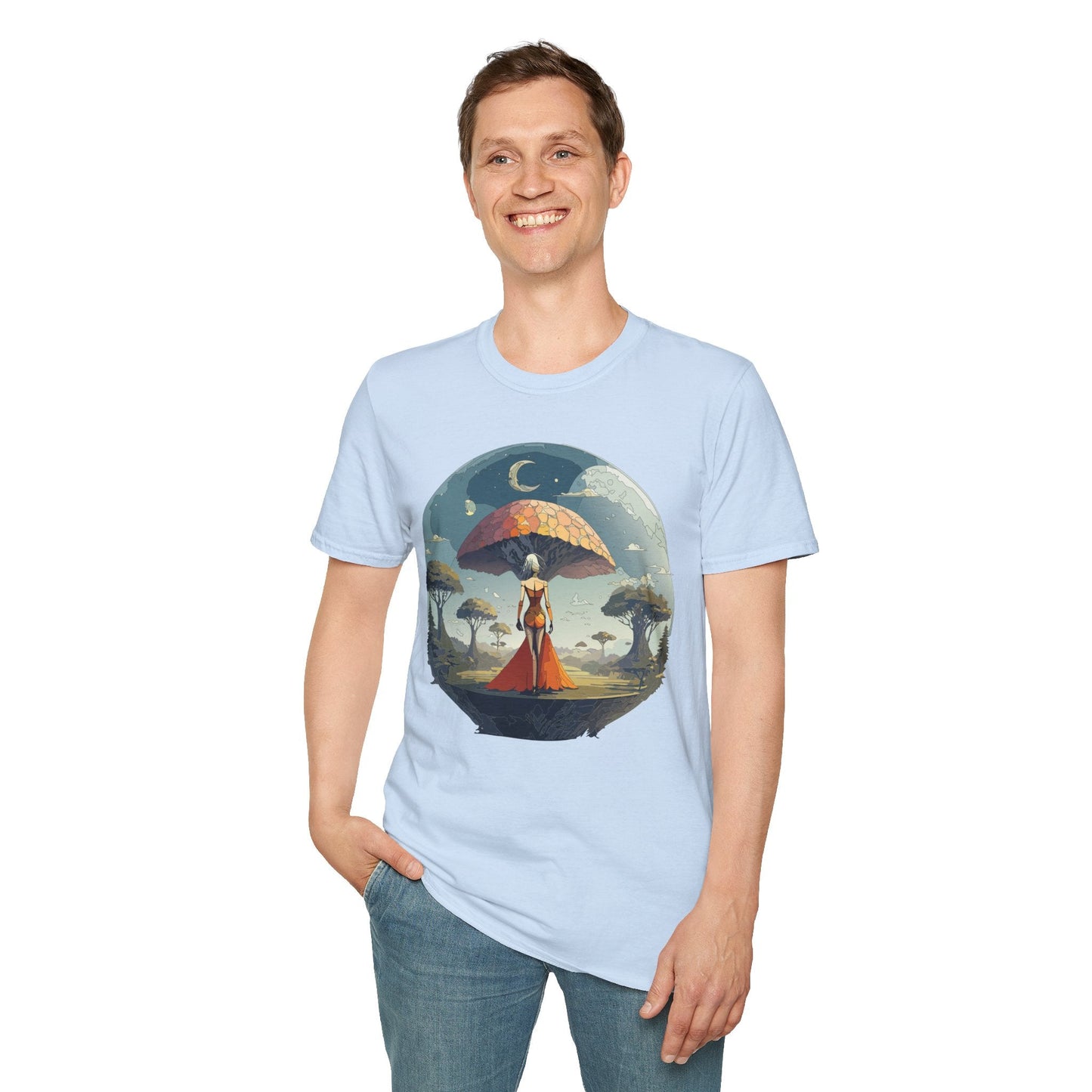 Womens Graphic T Shirts Art Design Shirt Softstyle Casual Tee 64000 Gildan Ring Spun Cotton