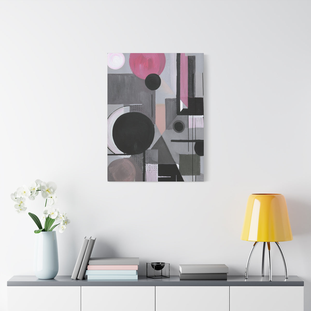 Abstract Geometric Painting Print Canvas 20x24,20x30,24x30 24x32,24x36,30x40 32x48,36x48,40x60 Pine-Wood Inner Frame ABS-42