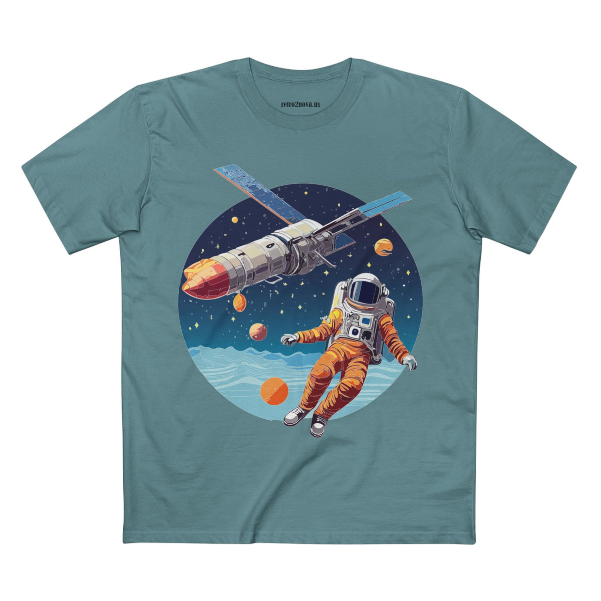 Cosmos Astronaut Graphic Tee Staple Unisex 100 Cotton Tee Shirt - CS-5