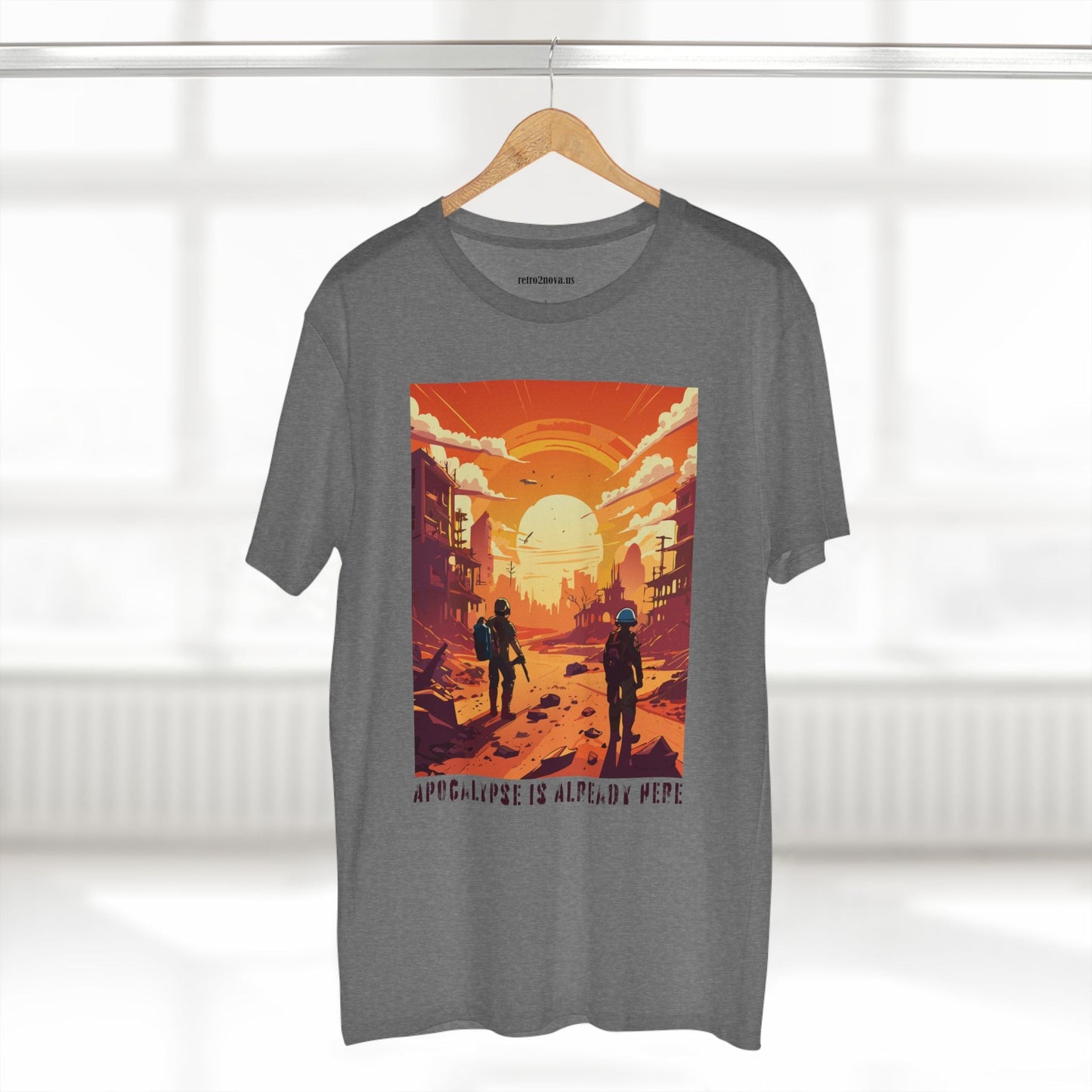 Cataclysm Doomsday Shirt Unisex Premium Cotton Tee With Original Art Design By Retro2Nova