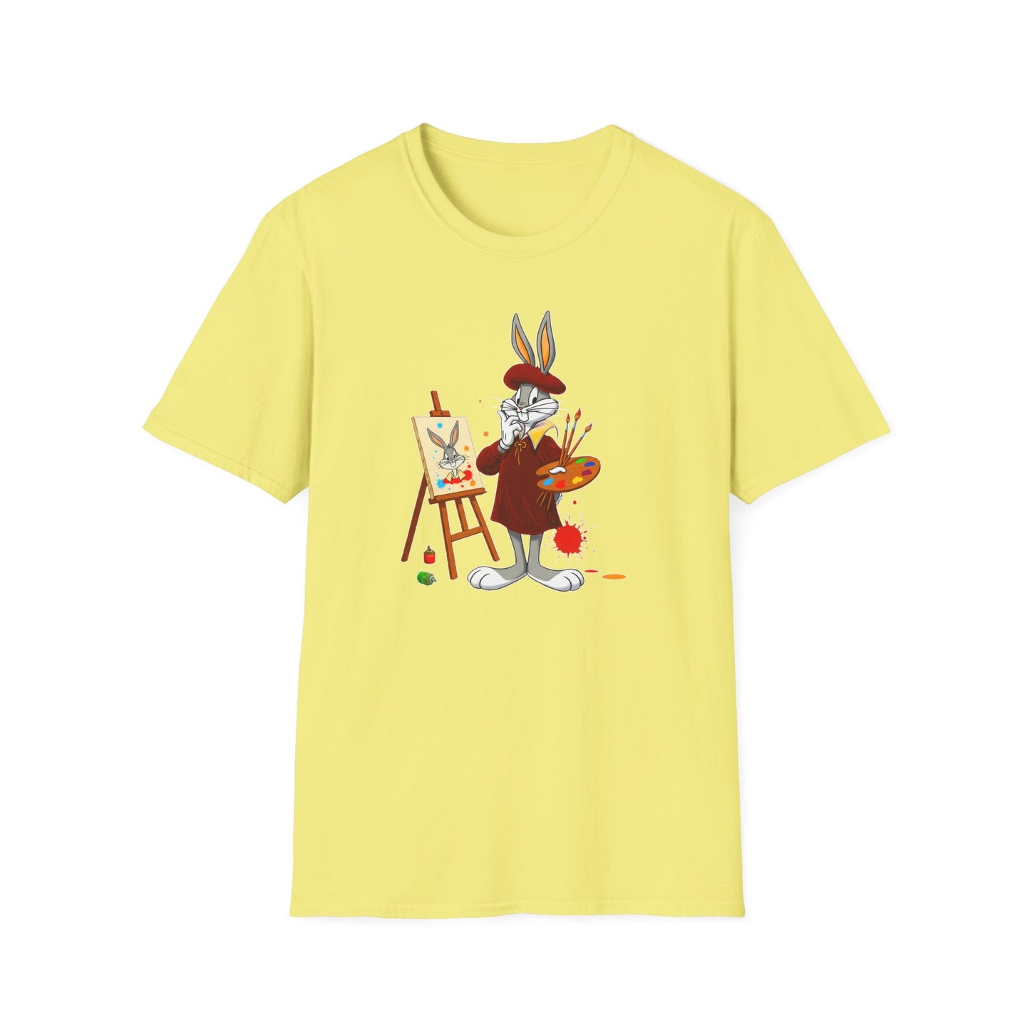 Bugs Bunny Shirt Unisex Cartoon T Shirt Softstyle 64000 Graphic Tee By Gildan Brand