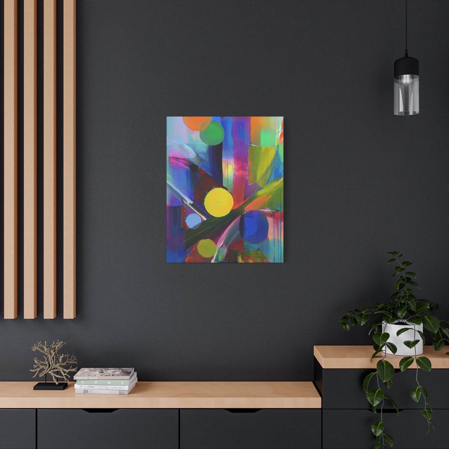 Abstract Painting Print Canvas 20x24,20x30,24x30, 24x32,24x36,30x40, 32x48,36x48,40x60 Pine-Wood Inner Frame ABS-11