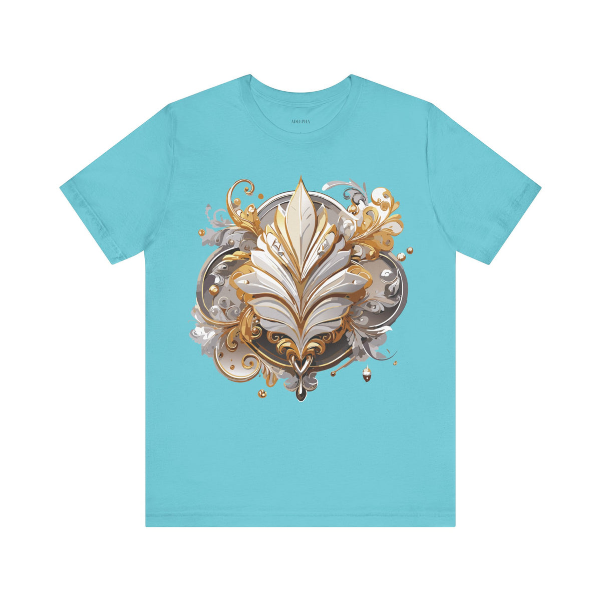 Jewelry Graphic Unisex Cotton Bella+Canvas Tee with Art Design n130