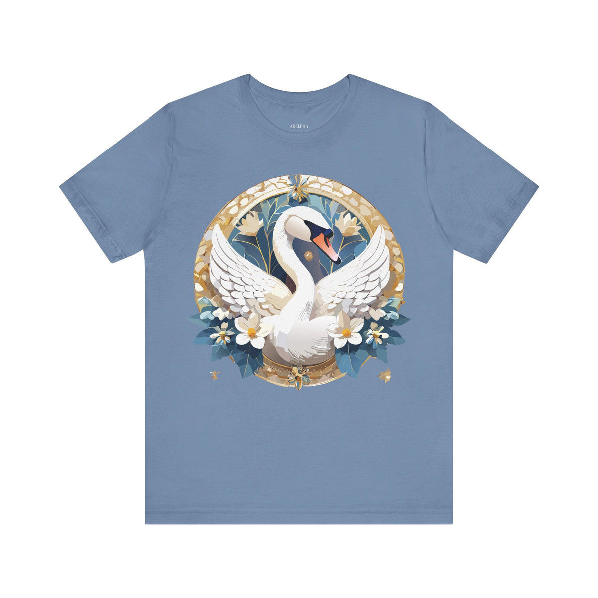 Medallion Graphic Unisex Cotton Bella+Canvas Tee with Art Design d85