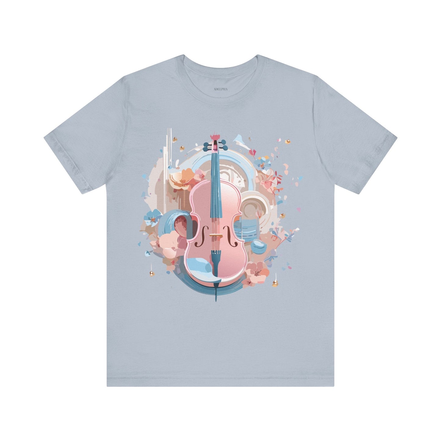 Music Graphic Tee Unisex Jersey Short Sleeve By Adelpha Vintage Inspired Artwork