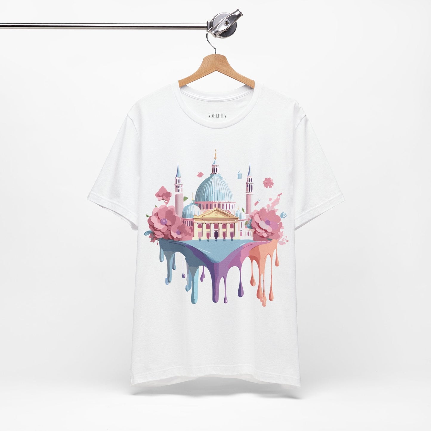 Venice Tourist Graphic Tee Unisex Vintage Inspired Artwork Short Sleeve