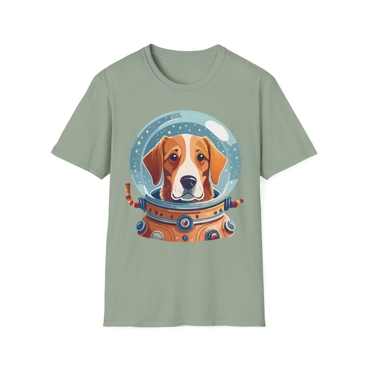 Astronaut Dog Tee | Space Helmet Beagle Graphic T-Shirt