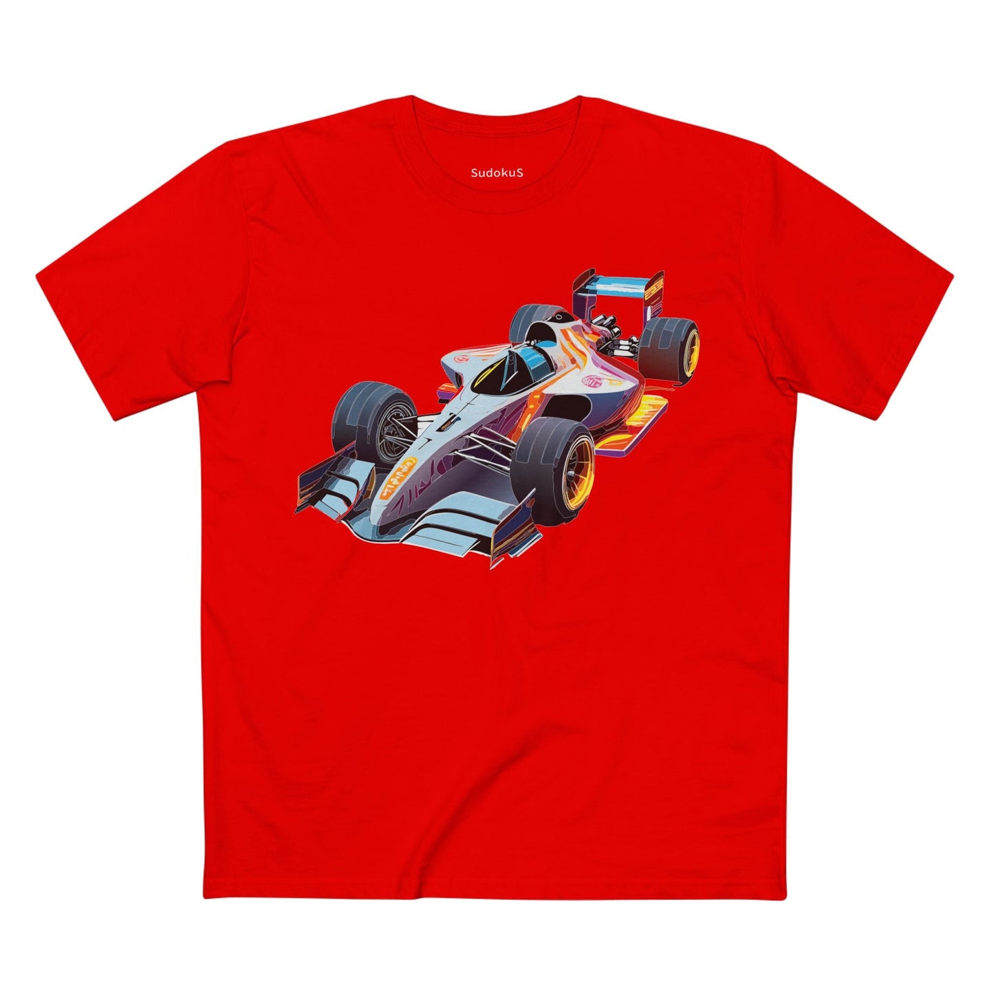 Car Graphic Unisex 100 Cotton Staple Tee 11