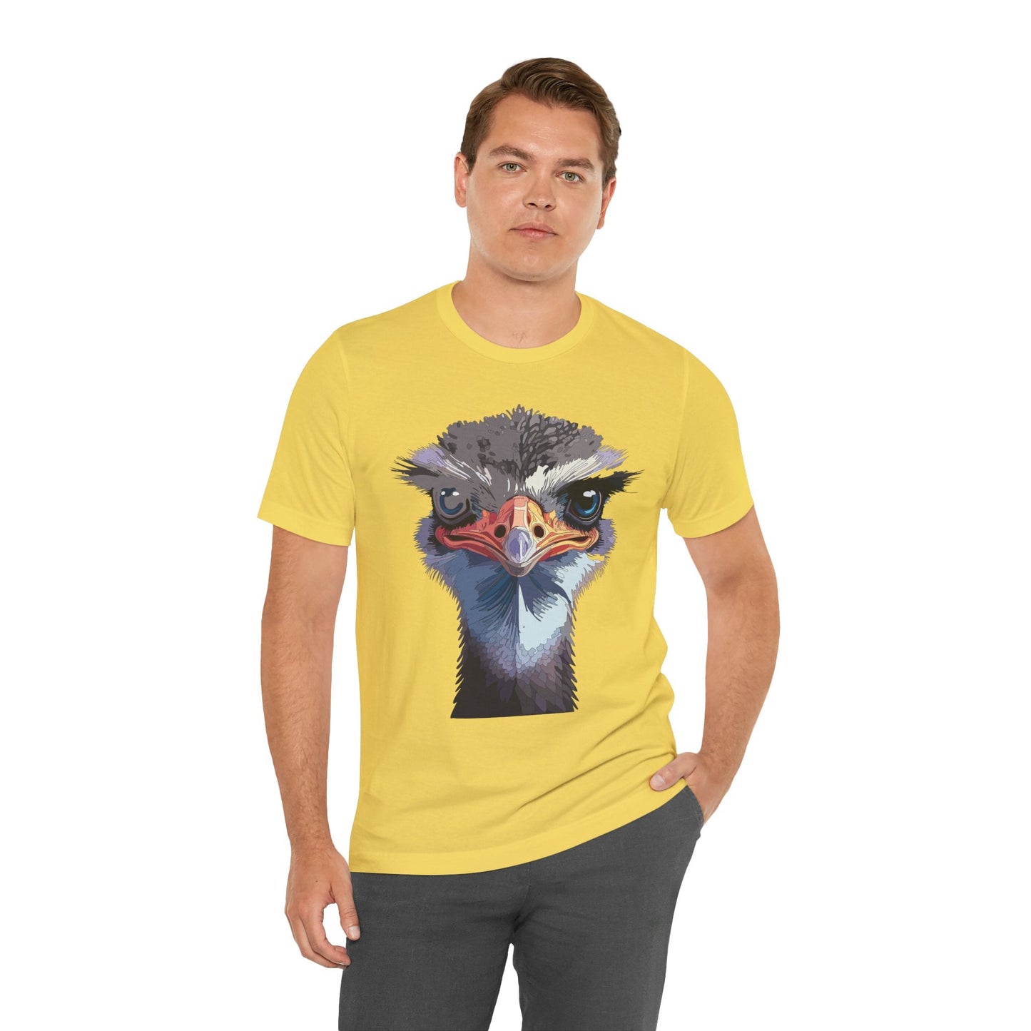 Unisex Animal Tee Shirt With Art Design Wild Animals Shirt Gildan Softstyle 64000