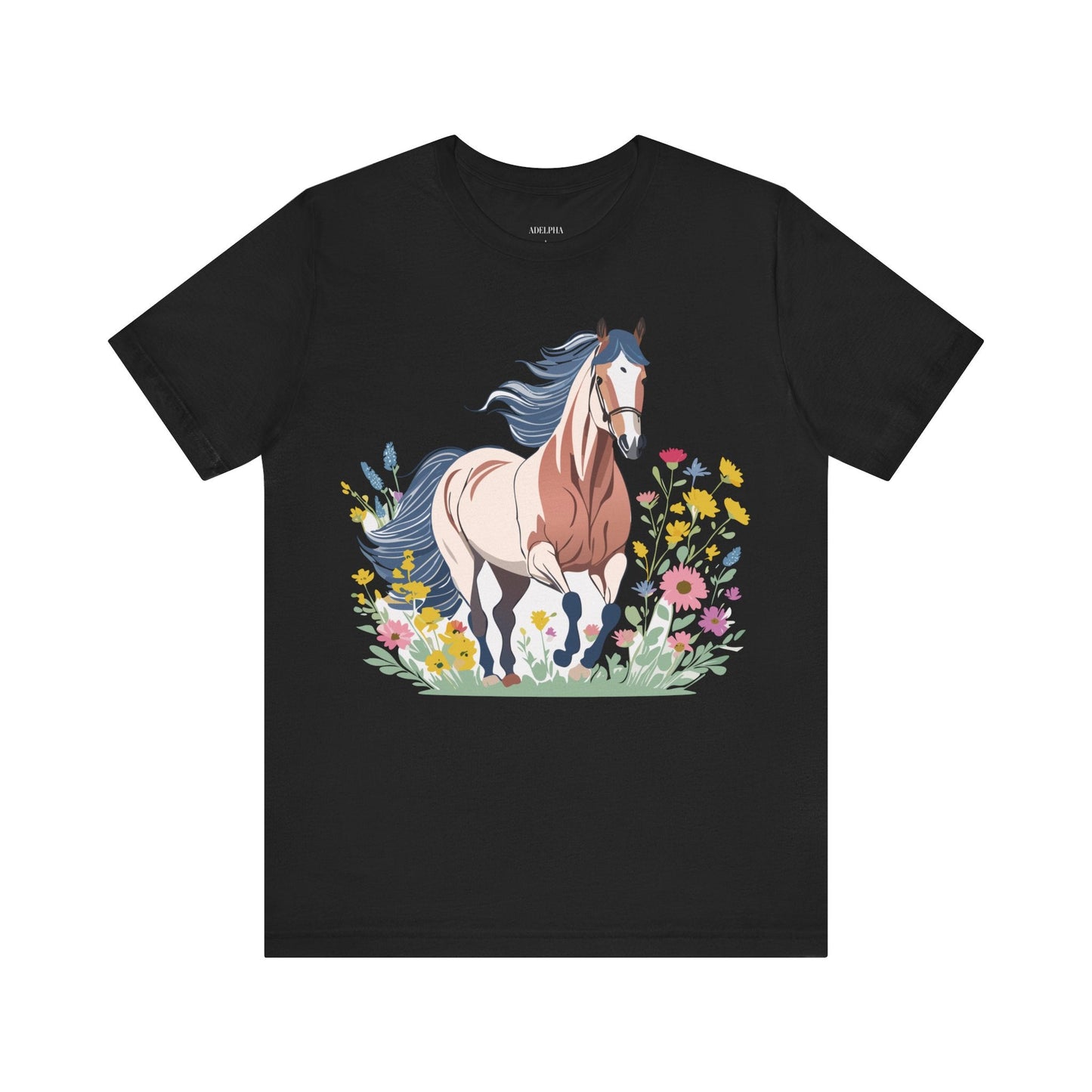 Horse Graphic Unisex 100 Cotton Vintage Animal Art T-Shirt 10