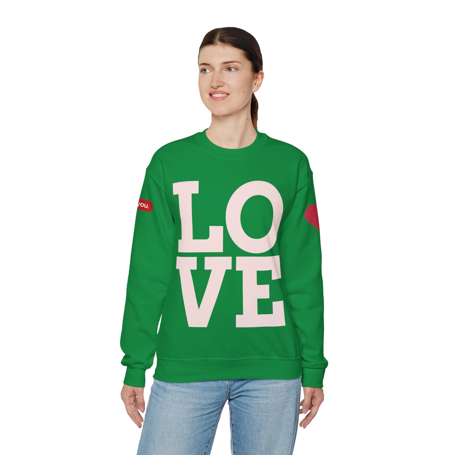 Unisex Heavy Blend Sweatshirt - LOVE