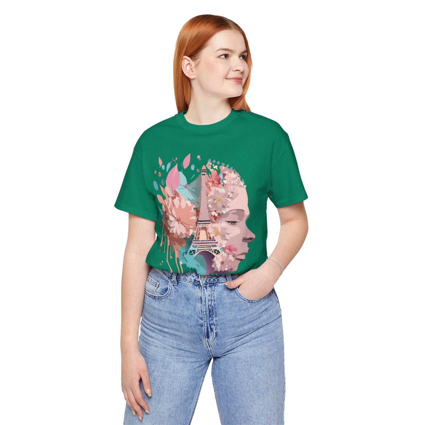 Tourist Shirt Paris Graphic Tee Unisex Jersey Short Sleeve Premium Vintage Inspired Adelpha Artwork