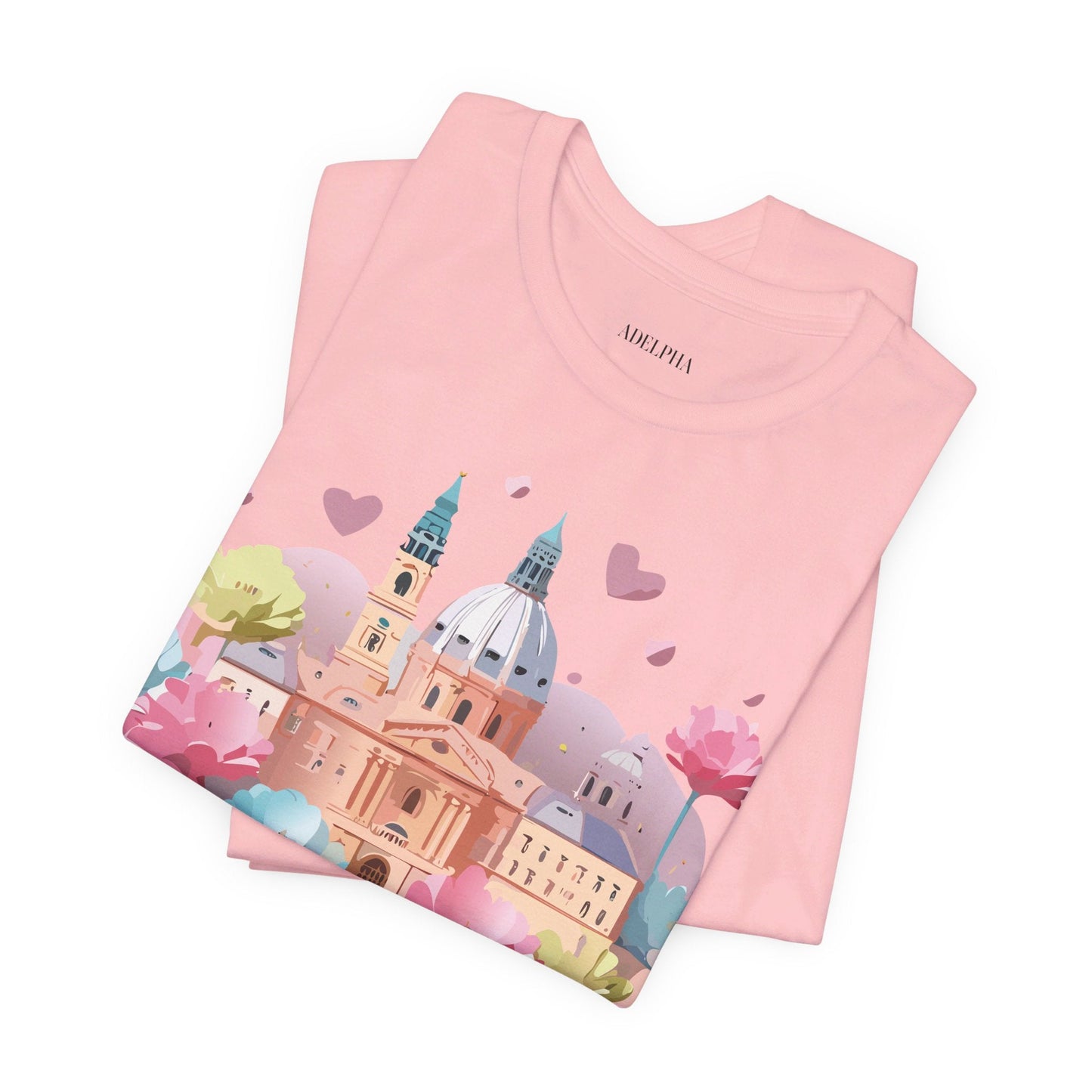 Prague Tourist Shirt Unisex Graphic Tee With Vintage Inspired Artwork By Adelpha