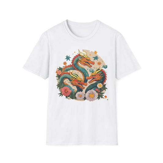 Dragon Graphic Unisex 100 Cotton Tee with Animal Artwork Design 10