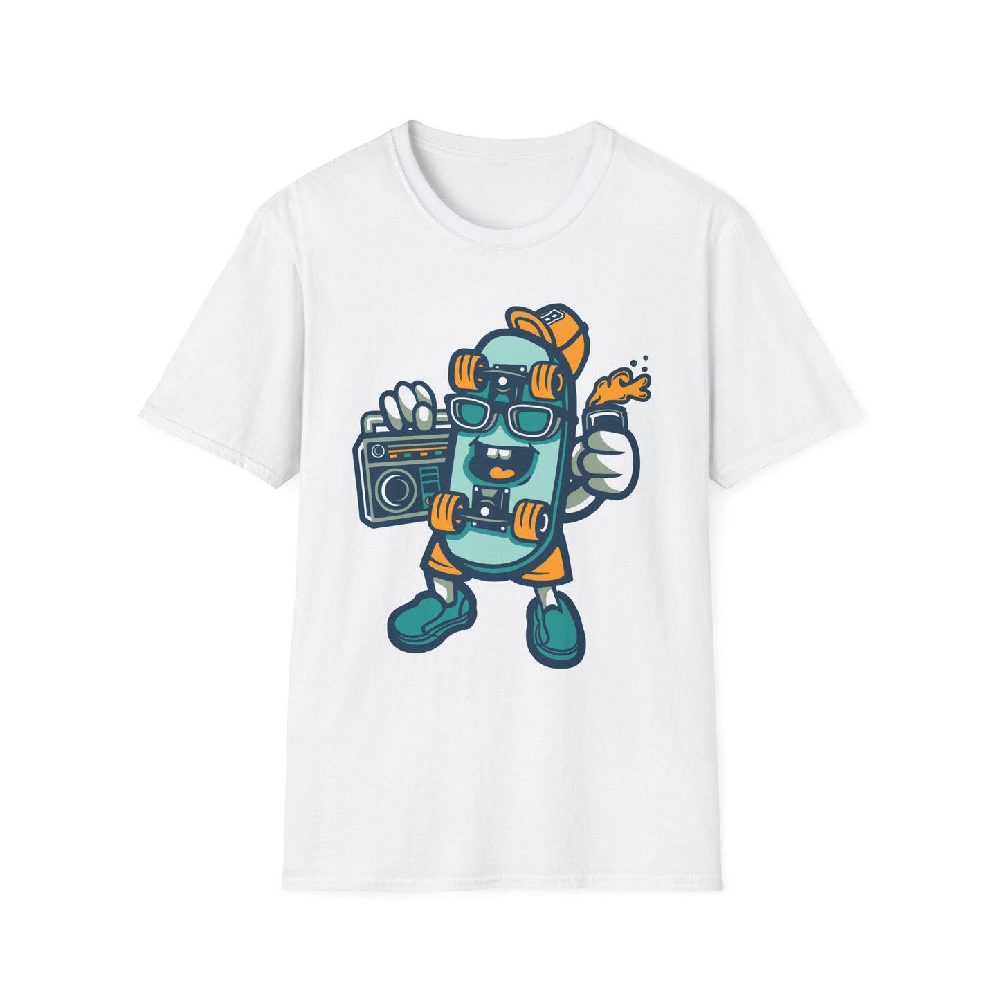 Cartoon Animation T Shirt Unisex Funny Tee Gildan Softstyle 64000 Ring Spun Cotton