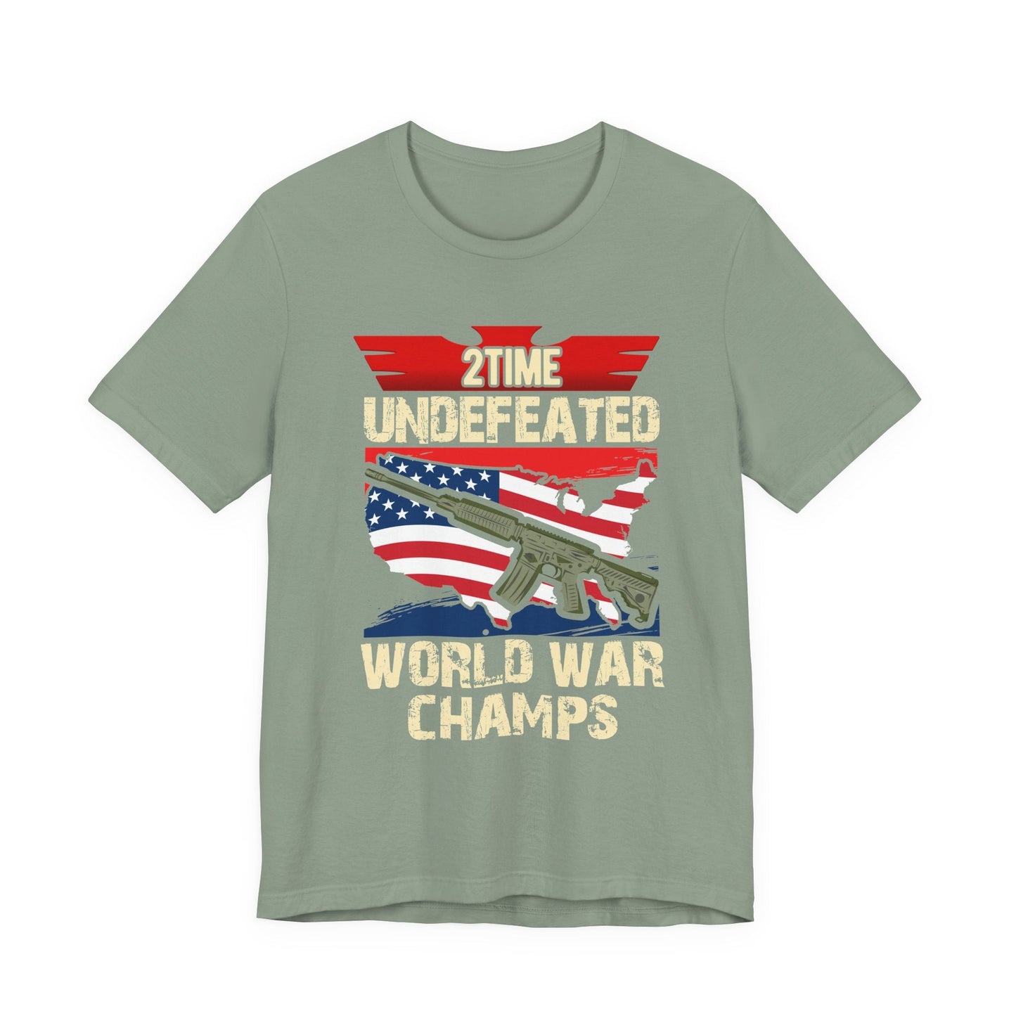 Army Veteran Patriotic Graphic Design Unisex Cotton T-Shirt v15