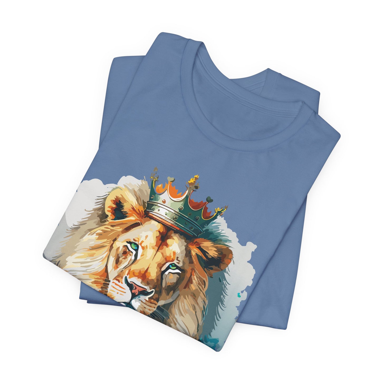 Lion Shirt, Animal Shirt, T-Shirt with Lion, Art Design Tee, Animal Tees, Safari T-Shirt, Crown Tee 13