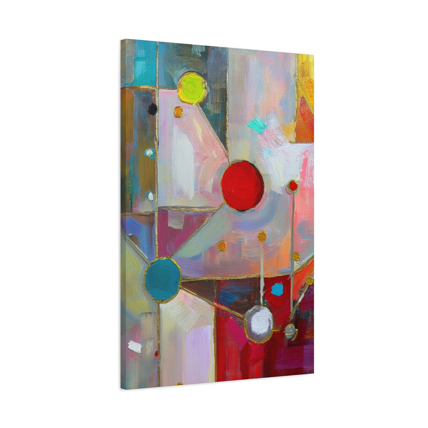 Abstract Oil Painting Print Canvas 20x24,20x30,24x30 24x32,24x36,30x40 32x48,36x48,40x60 Pine-Wood Inner Frame ABS-175
