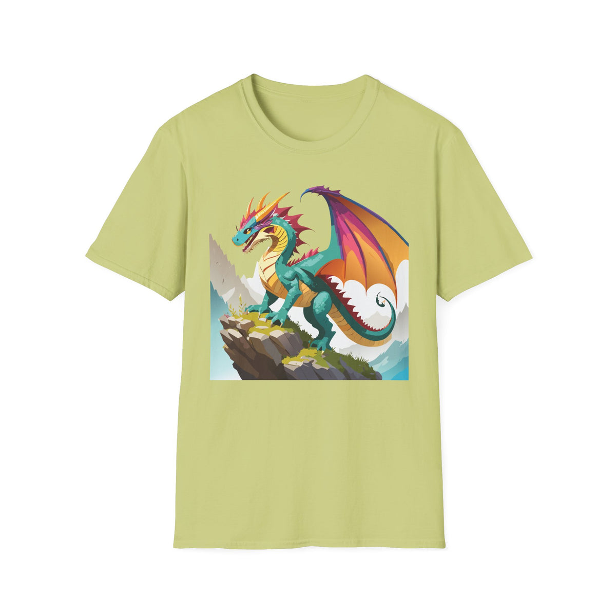 Dragon Graphic Tee Gildan Unisex 100 Cotton Tee Shirt with Animals m21